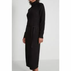 M&Co Rollneck Black Knitted Dress -M&Co shop unnamed file 1543