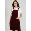 M&Co Red Pinafore Cord Dress -M&Co shop unnamed file 1547
