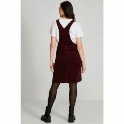 M&Co Red Pinafore Cord Dress -M&Co shop unnamed file 1549