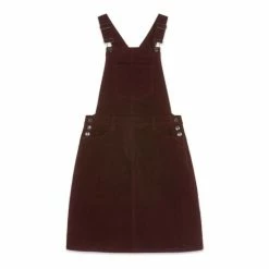M&Co Red Pinafore Cord Dress -M&Co shop unnamed file 1551