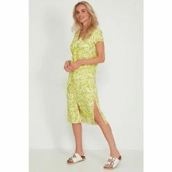 M&Co Green Baroque Tie Shirt Dress -M&Co shop unnamed file 1562