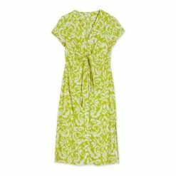 M&Co Green Baroque Tie Shirt Dress -M&Co shop unnamed file 1564