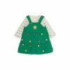 M&Co Green Christmas Tree Pinny Set -M&Co shop unnamed file 1570
