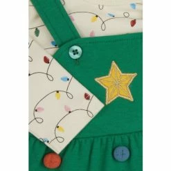 M&Co Green Christmas Tree Pinny Set -M&Co shop unnamed file 1572