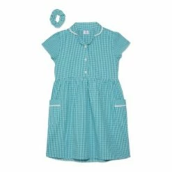 M&Co Green Back To School Gingham Dress -M&Co shop unnamed file 1577