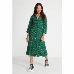 M&Co Petite Animal Print Midi Dress