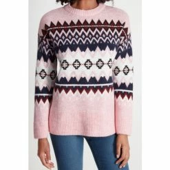 M&Co Pink Fair Isle Jumper -M&Co shop unnamed file 160