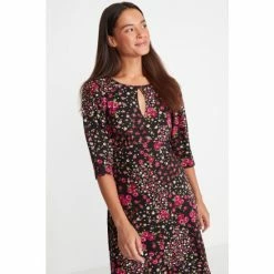 M&Co Petite Ditsy Keyhole Dress -M&Co shop unnamed file 1616
