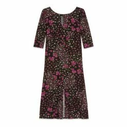 M&Co Petite Ditsy Keyhole Dress -M&Co shop unnamed file 1619