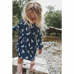M&Co Blue Unicorn Print Dress -M&Co shop unnamed file 1636