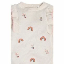 M&Co Cream Knitted Dress With Tights -M&Co shop unnamed file 1643