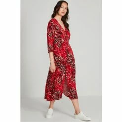 M&Co Animal Print Black Dress -M&Co shop unnamed file 1647