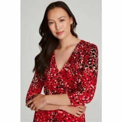 M&Co Animal Print Black Dress -M&Co shop unnamed file 1648