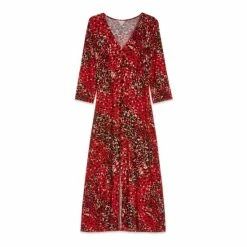 M&Co Animal Print Black Dress -M&Co shop unnamed file 1649