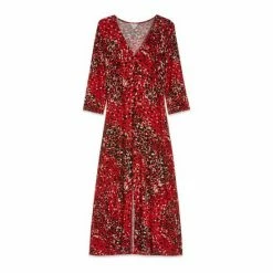 M&Co Animal Print Black Dress -M&Co shop unnamed file 1650
