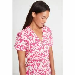 M&Co Petite Pink Printed Shirt Dress -M&Co shop unnamed file 1668