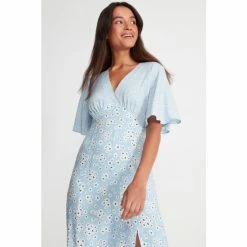 M&Co Petite Mix Floral Midi Dress