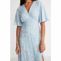 M&Co Petite Mix Floral Midi Dress -M&Co shop unnamed file 1677