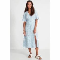 M&Co Petite Mix Floral Midi Dress -M&Co shop unnamed file 1678