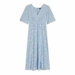 M&Co Petite Mix Floral Midi Dress -M&Co shop unnamed file 1679