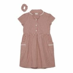 M&Co Red Back To School Gingham Dress -M&Co shop unnamed file 1696