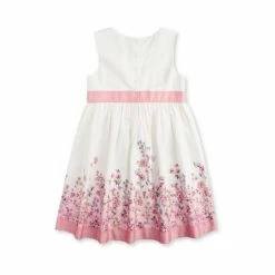 M&Co Cream K&C Border Print Dress -M&Co shop unnamed file 1710