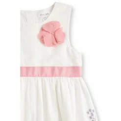 M&Co Cream K&C Border Print Dress -M&Co shop unnamed file 1711