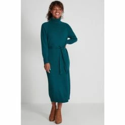 M&Co Green Knitted Dress