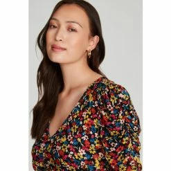 M&Co Black Ditsy Floral Tea Dress -M&Co shop unnamed file 1729