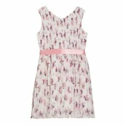 M&Co Cream Kite And Cosmic Pleated Floral Dress -M&Co shop unnamed file 1734