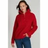 M&Co Red Plain Zip Collar Jumper -M&Co shop unnamed file 175