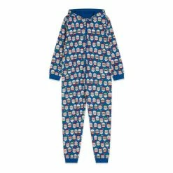 M&Co shop 18 M&Co Blue Santa Face Onesie