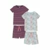 M&Co Pink Short Pyjama Set Two Pack -M&Co shop unnamed file 1760