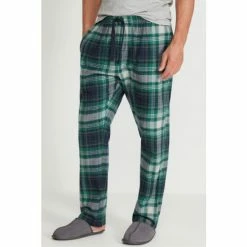 M&Co Check Green Pyjama Bottoms