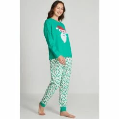 M&Co Green I Believe Christmas Pyjamas 4 M&Co Green I Believe Christmas Pyjamas -M&Co shop unnamed file 1793