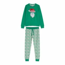 M&Co Green I Believe Christmas Pyjamas 6 M&Co Green I Believe Christmas Pyjamas -M&Co shop unnamed file 1795