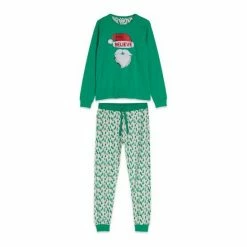 M&Co Green I Believe Christmas Pyjamas 7 M&Co Green I Believe Christmas Pyjamas -M&Co shop unnamed file 1796