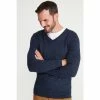 M&Co Blue V-Neck Knitted Jumper -M&Co shop unnamed file 182