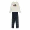 M&Co Cream Christmas Tree Pyjama Set -M&Co shop unnamed file 1824