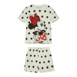 M&Co Cream Minnie Mouse Short Pyjama Set -M&Co shop unnamed file 1834