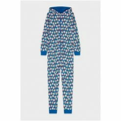 M&Co Mens Blue Santa Face Onesie -M&Co shop unnamed file 1836
