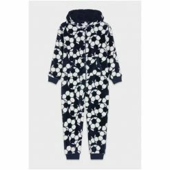 M&Co Blue Football Fleece Onesie -M&Co shop unnamed file 1855