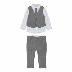 M&Co Grey Shirt And Trousers Outfit Set -M&Co shop unnamed file 1861