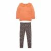 M&Co Orange Collared Top And Ditsy Leggings Set -M&Co shop unnamed file 1866