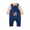 M&Co Blue Tractor Dungarees And Bodysuit Set -M&Co shop unnamed file 1873