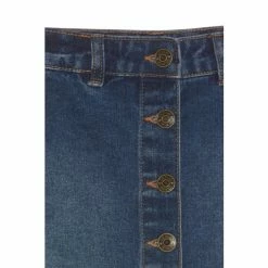 M&Co Blue Button Through Skirt And Tights Set -M&Co shop unnamed file 1879