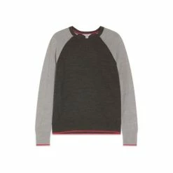 M&Co Grey Colourblock Crew Neck Jumper -M&Co shop unnamed file 19