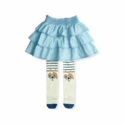 M&Co Blue Denim Rara Skirt And Tights Set -M&Co shop unnamed file 1910