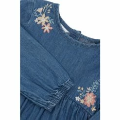 M&Co Blue Floral Dress And Leggings Set -M&Co shop unnamed file 1917