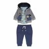 M&Co Blue Dog Appliqué Pocket Sweatshirt Set 3 Piece -M&Co shop unnamed file 1963